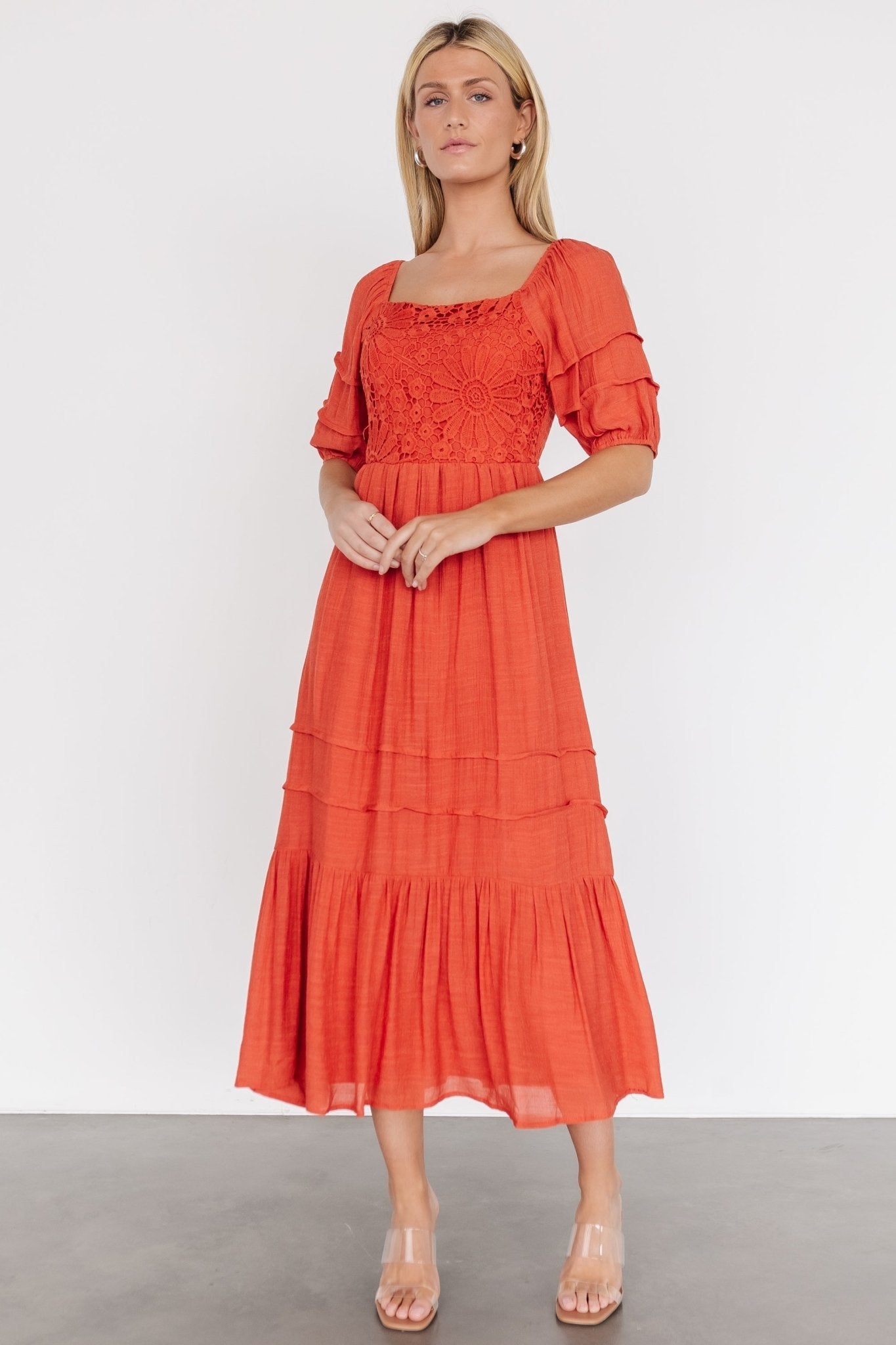 Archer Boho Dress | Rust - Baltic Born