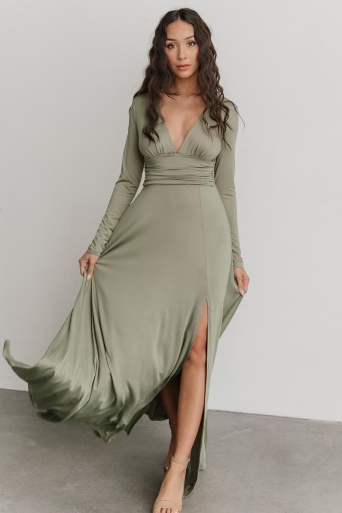 Arianna Maxi Dress | Dusty Sage - Baltic Born