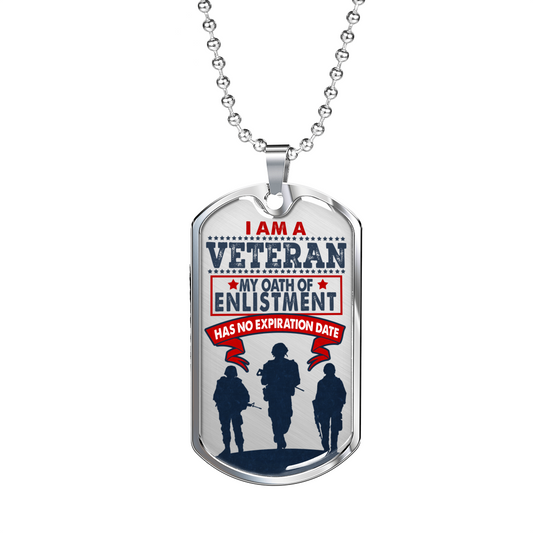 I am a Veteran - Dog Tags