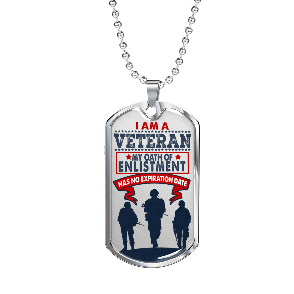 I am a Veteran - Dog Tags