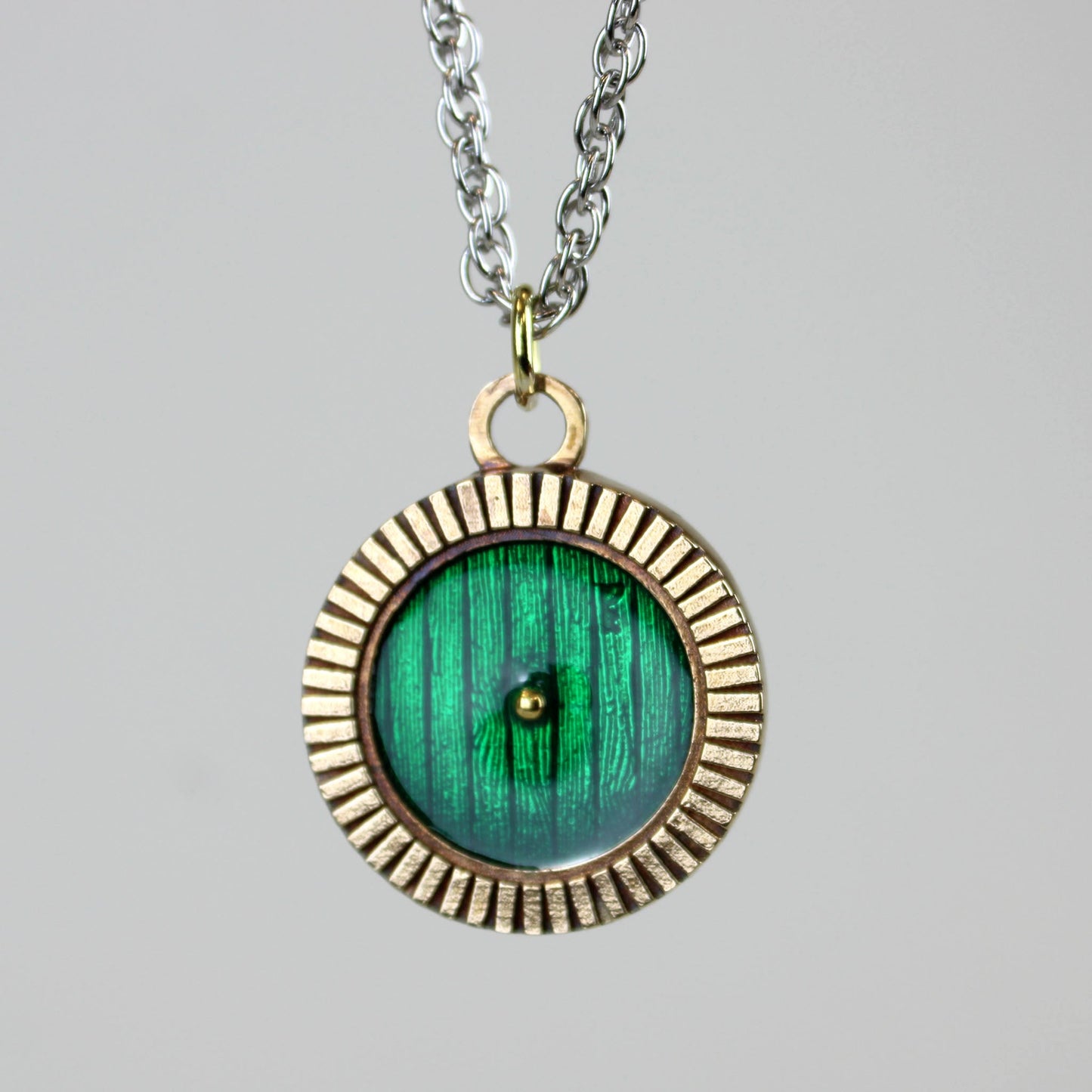 Lord of the Rings Bag End™ Door Bronze Necklace