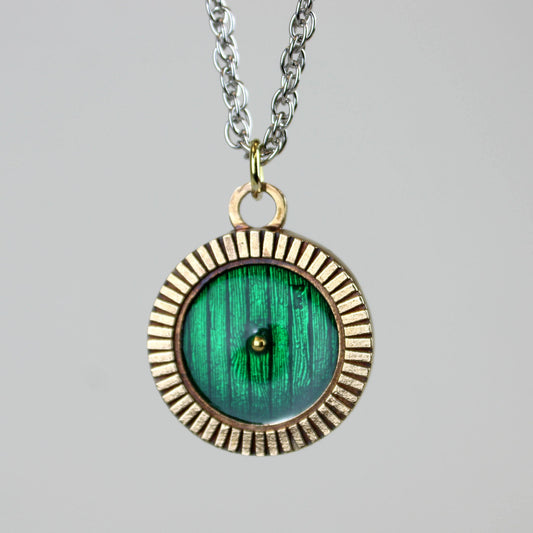 Lord of the Rings Bag End™ Door Bronze Necklace