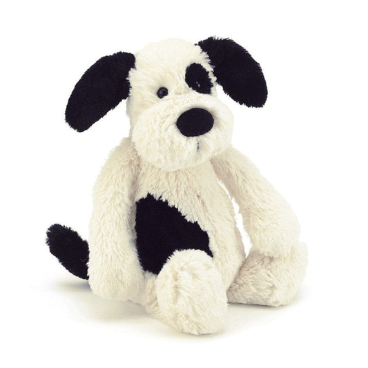 Jellycat Bashful Black & Cream Puppy | Large