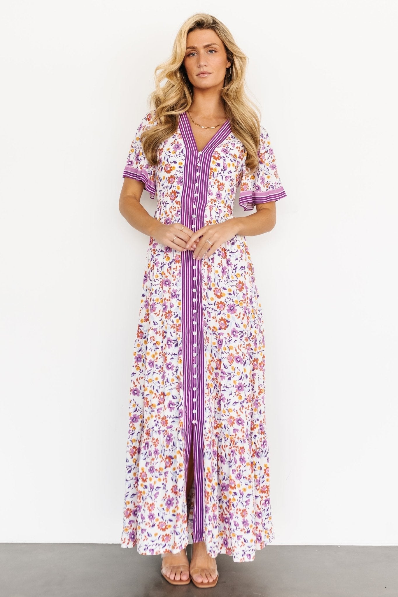 Cheryl Maxi Dress | Orchid Floral - Baltic Born