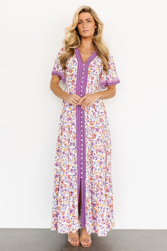 Cheryl Maxi Dress | Orchid Floral - Baltic Born