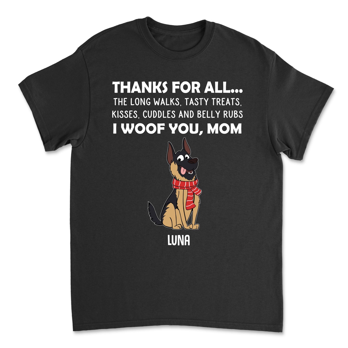 Thanks For All 2 - Personalized Custom Unisex T-shirt