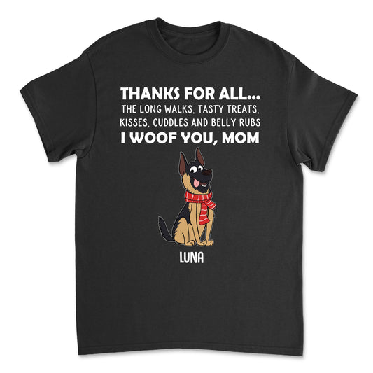 Thanks For All 2 - Personalized Custom Unisex T-shirt