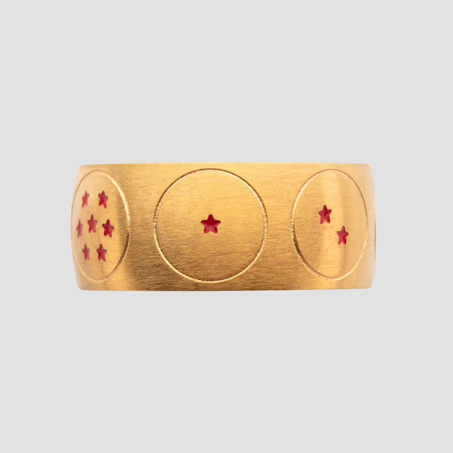 Dragon Balls (Dragon Ball Z) Gold Plated Steel Ring