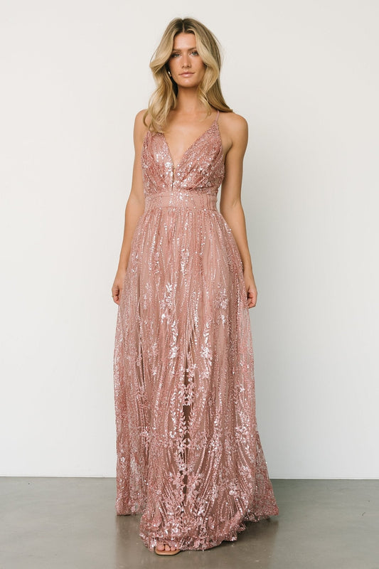 Enchanted Shimmer Gown | Vintage Rose - Baltic Born