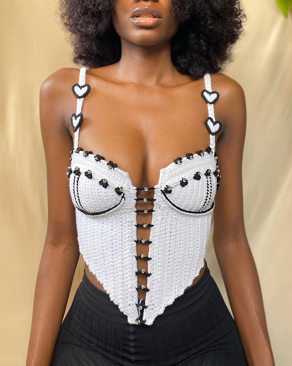 Sweet Love Crochet Camisole Top