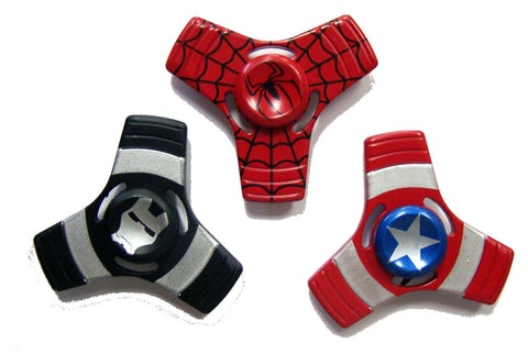 Super Hero Metal Finger Fidget Hand Flip Spinners
