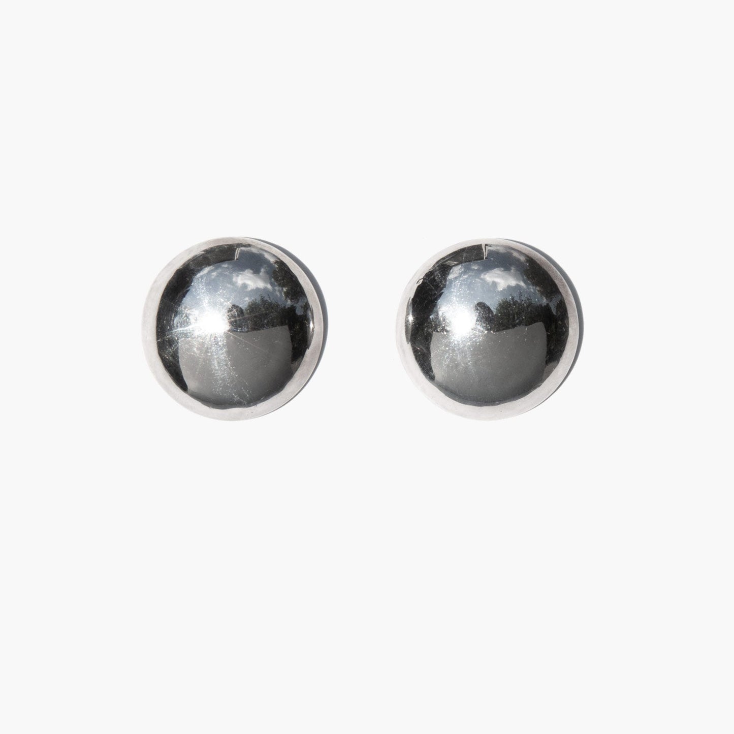 Sterling Dome Earrings