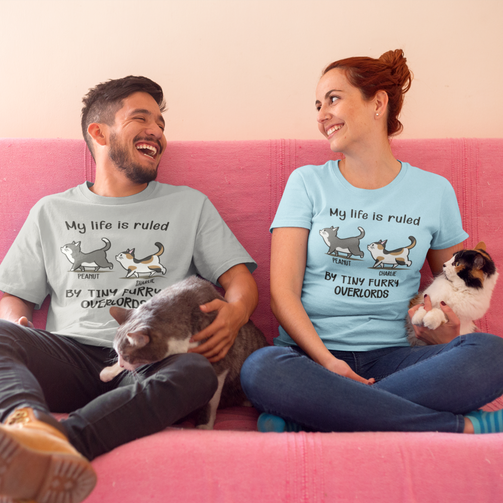 My Life Is Ruled By Cats - Personalized Custom Women's T-shirt