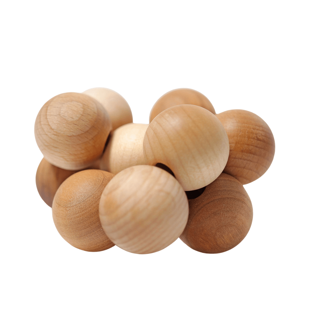 Natural Wooden Beads Grasper