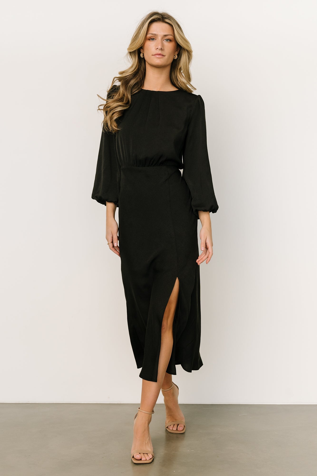 High Line Midi Dress | Black - Baltic Born