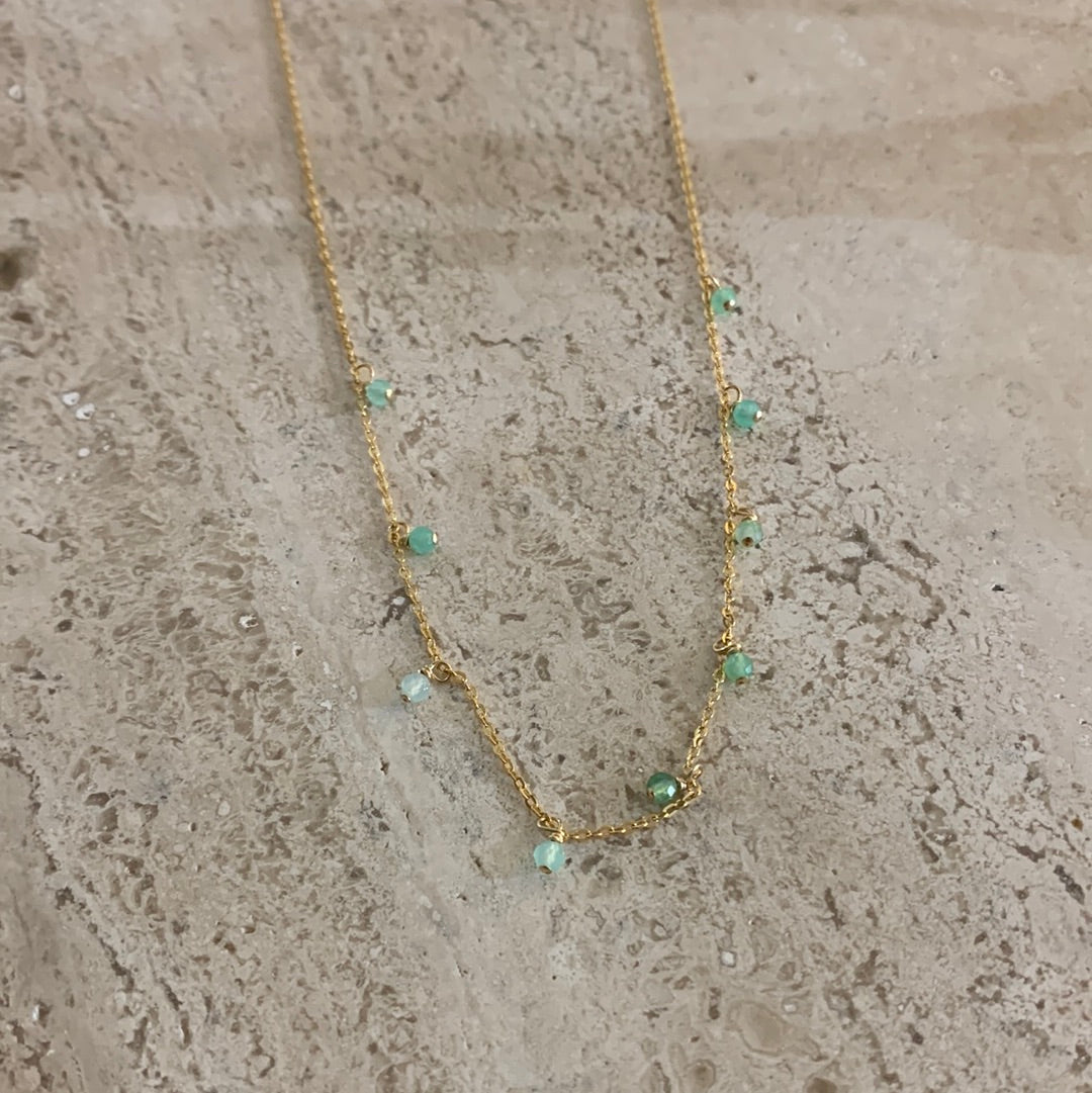 Dainty Dangle Necklace, 14K Gold Fill