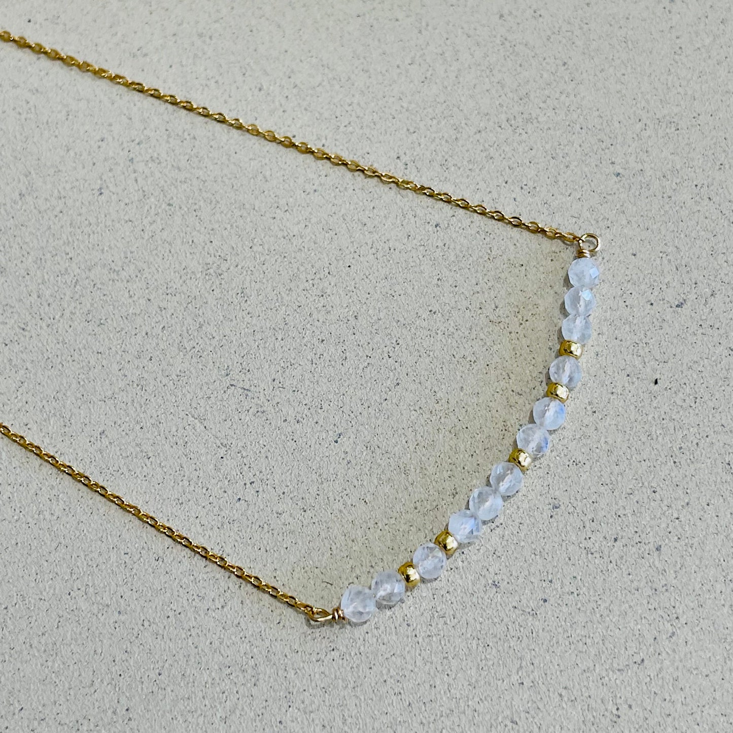 Dainty Bar Necklace, 14K Gold Fill