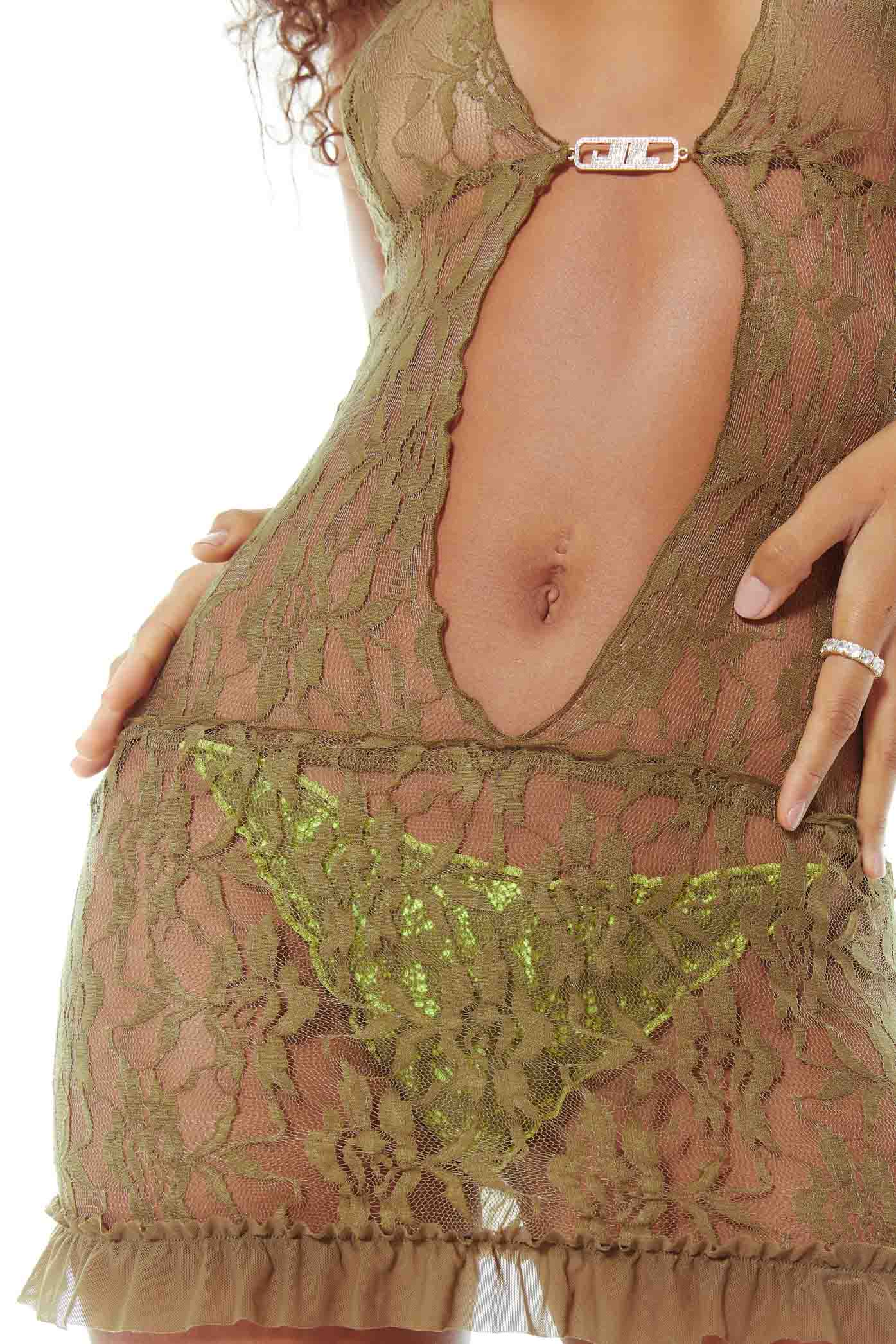 Martini Lace Slip Dress