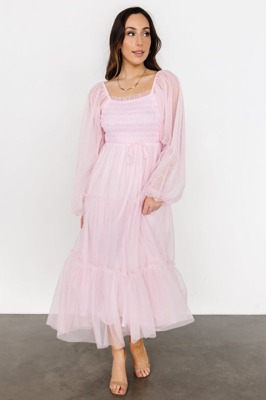 Katrina Tulle Maxi Dress | Light Rose - Baltic Born