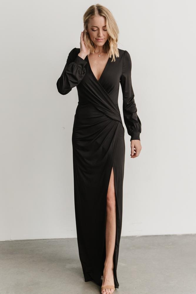 Keira Maxi Dress | Black - Baltic Born