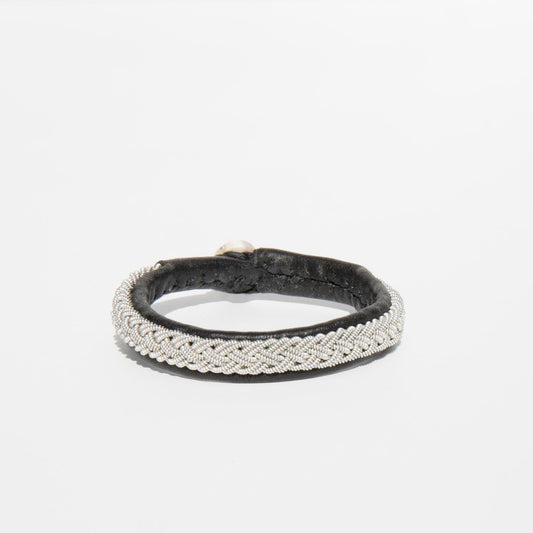 Voss & Kompani Thin Silver Mesh Bracelet