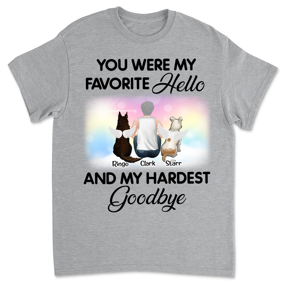 My Favorite Hello - Personalized Custom Unisex T-shirt