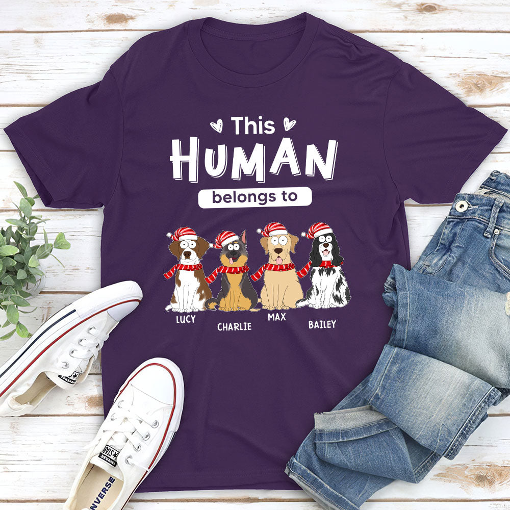 Belongs To Pets Christmas - Personalized Custom Unisex T-shirt