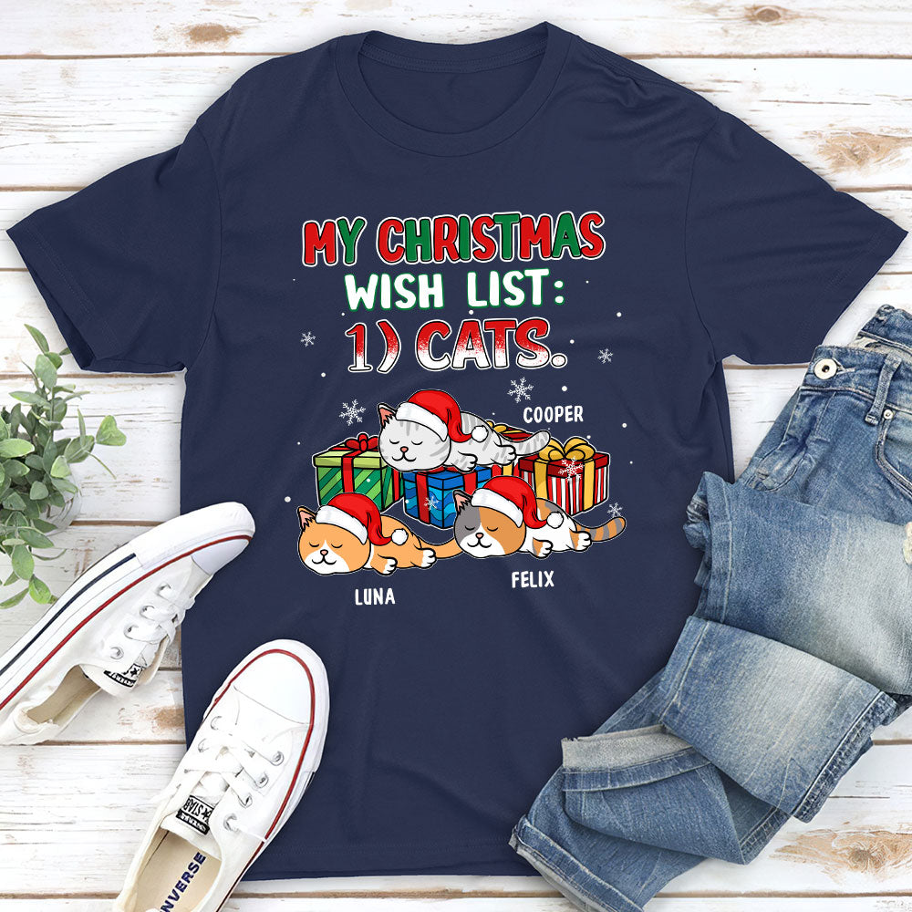 Christmas Wish List - Personalized Custom Premium T-shirt