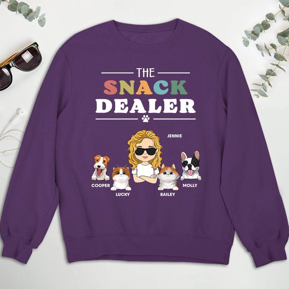 Pets Snack Dealer - Personalized Custom Sweatshirt