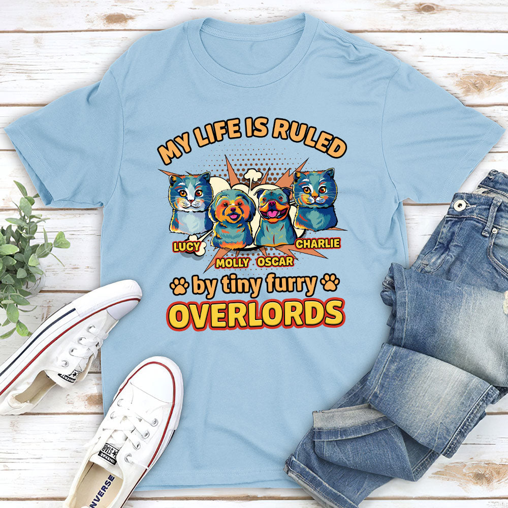 Pop Art Ruled By Cats - Personalized Custom Unisex T-shirt