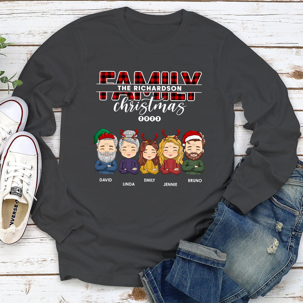 2023 Family - Personalized Custom Long Sleeve T-shirt