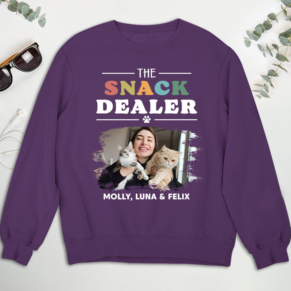 Pets Snack Dealer Photo - Personalized Custom Sweatshirt