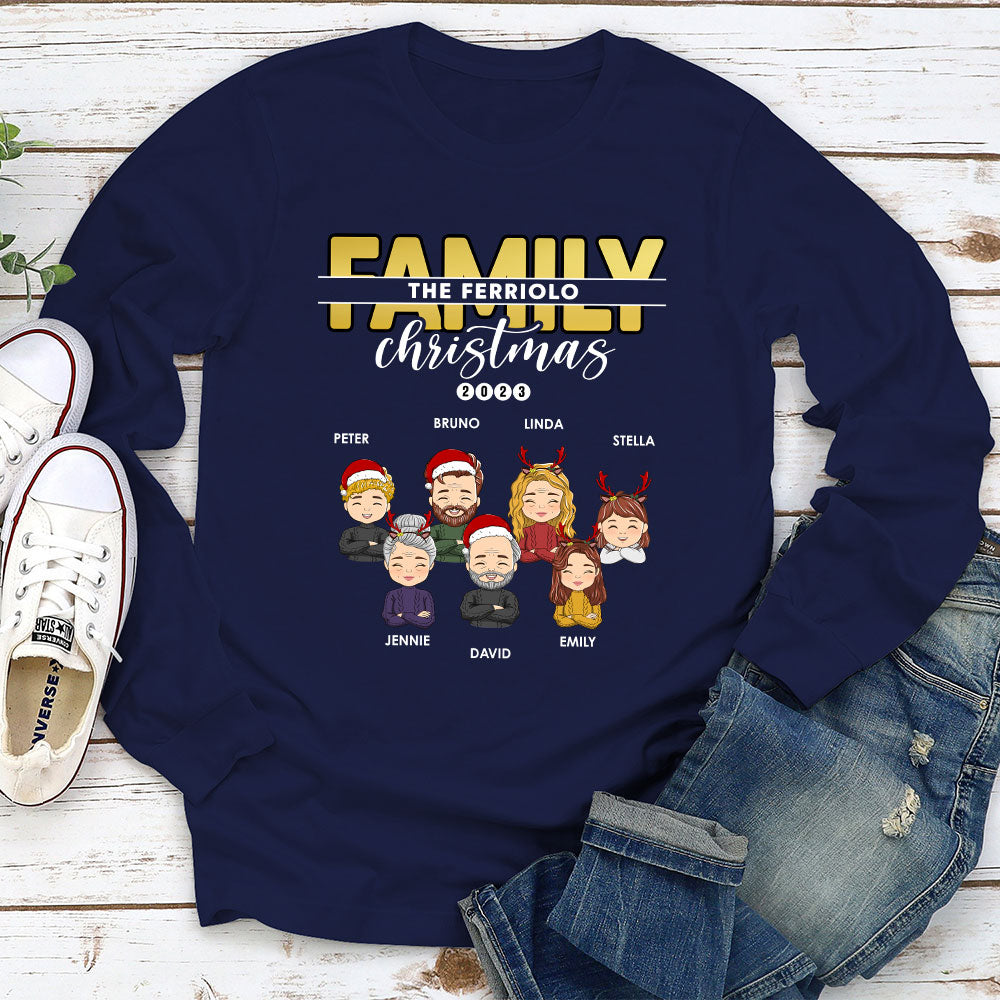2023 Family - Personalized Custom Long Sleeve T-shirt