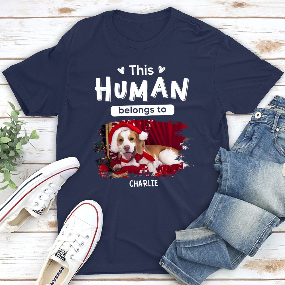 Belongs To Pets Christmas - Personalized Custom Unisex T-shirt