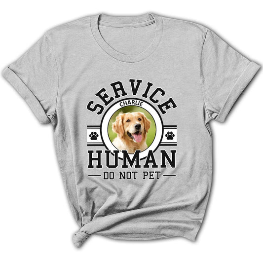 Service Human Photo - Personalized Custom Women's T-shirt