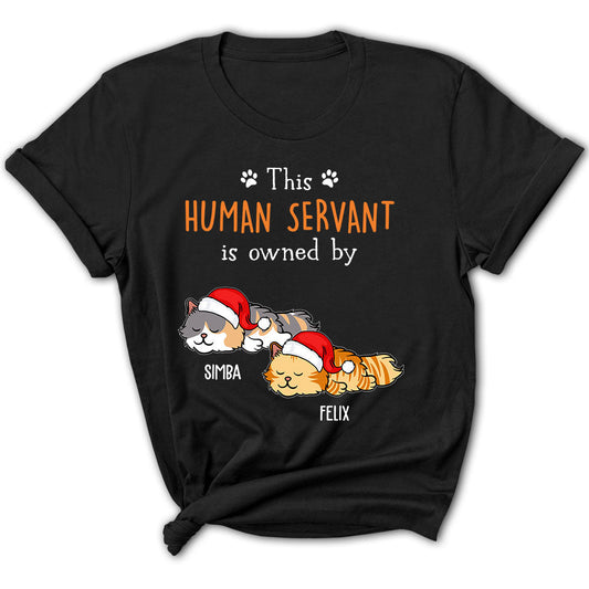 Servant Owned By - Personalized Custom Women's T-shirt