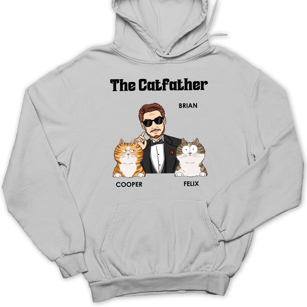 The Cool Catfather - Personalized Custom Hoodie