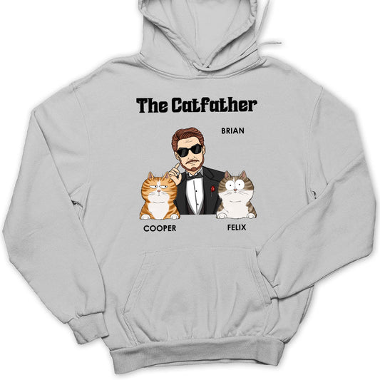 The Cool Catfather - Personalized Custom Hoodie