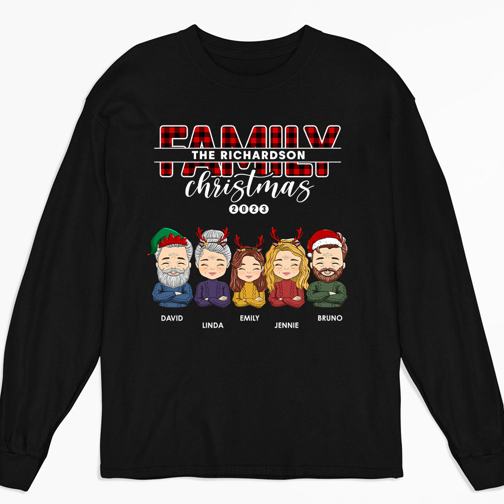 2023 Family - Personalized Custom Long Sleeve T-shirt