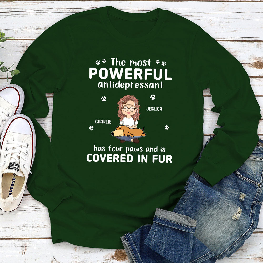 Powerful Antidepressant - Personalized Custom Long Sleeve T-shirt