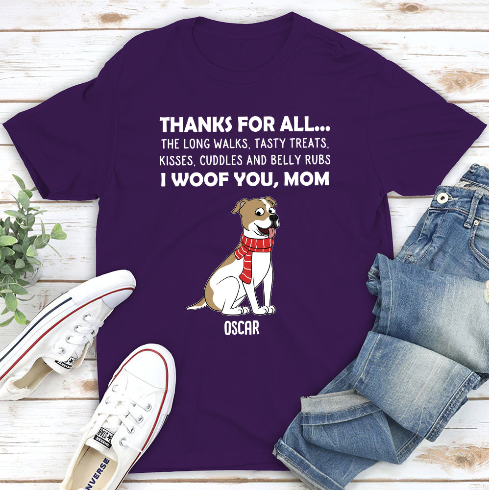 Thanks For All 2 - Personalized Custom Unisex T-shirt