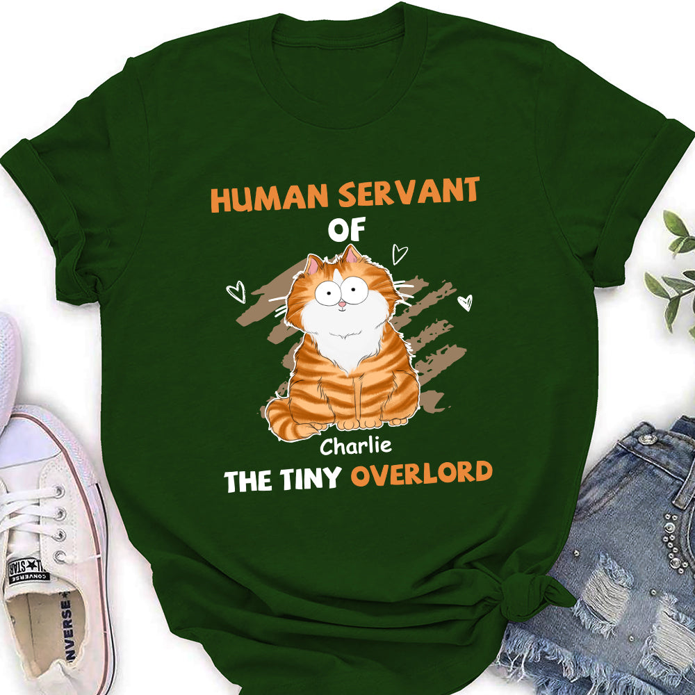 Human Servant Of Overlords - Personalized Custom Women's T-shirt