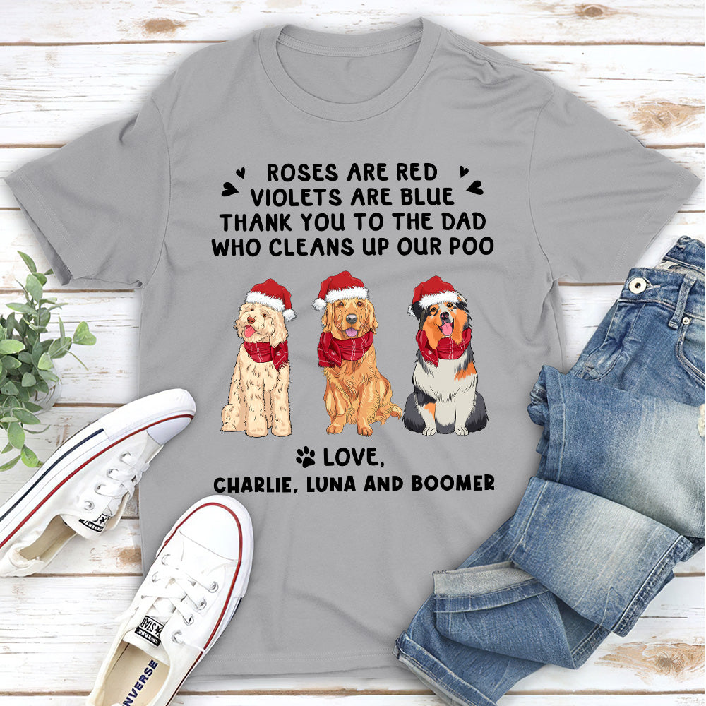 Thanks To Dad - Personalized Custom Unisex T-shirt