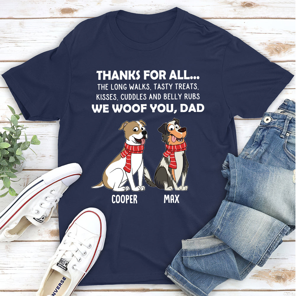 Thanks For All 2 - Personalized Custom Unisex T-shirt