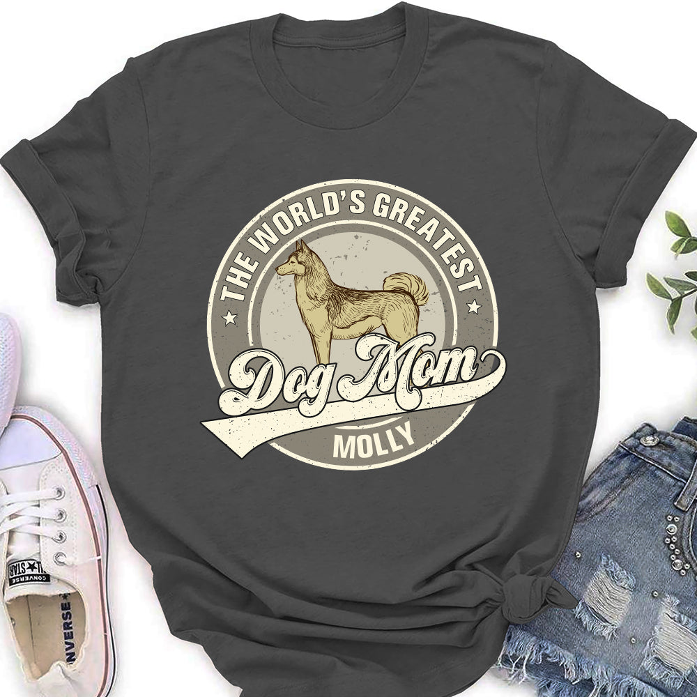 The Greatest Dad - Personalized Custom Women's T-shirt