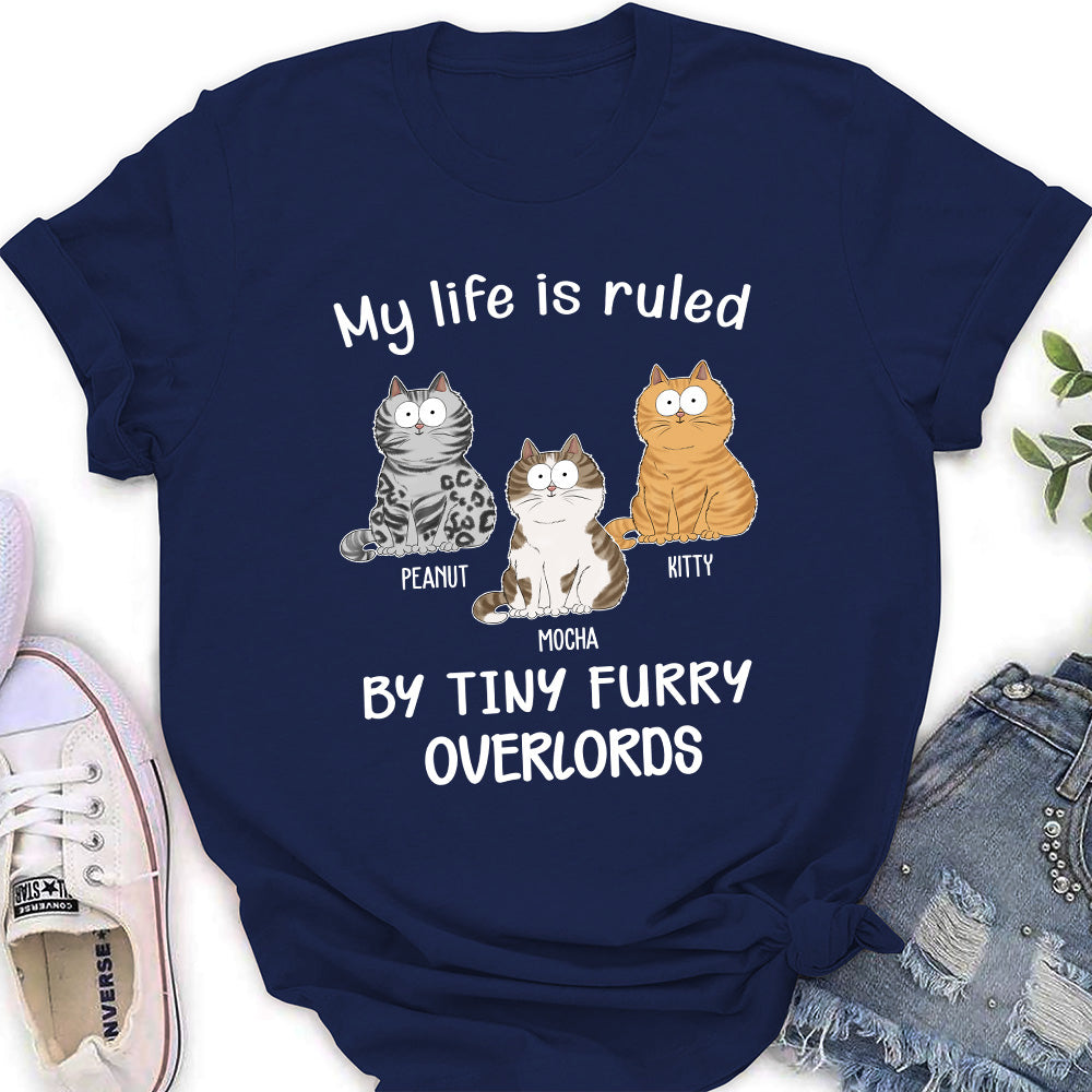 Cat Ruled My Life - Personalized Custom Women's T-shirt