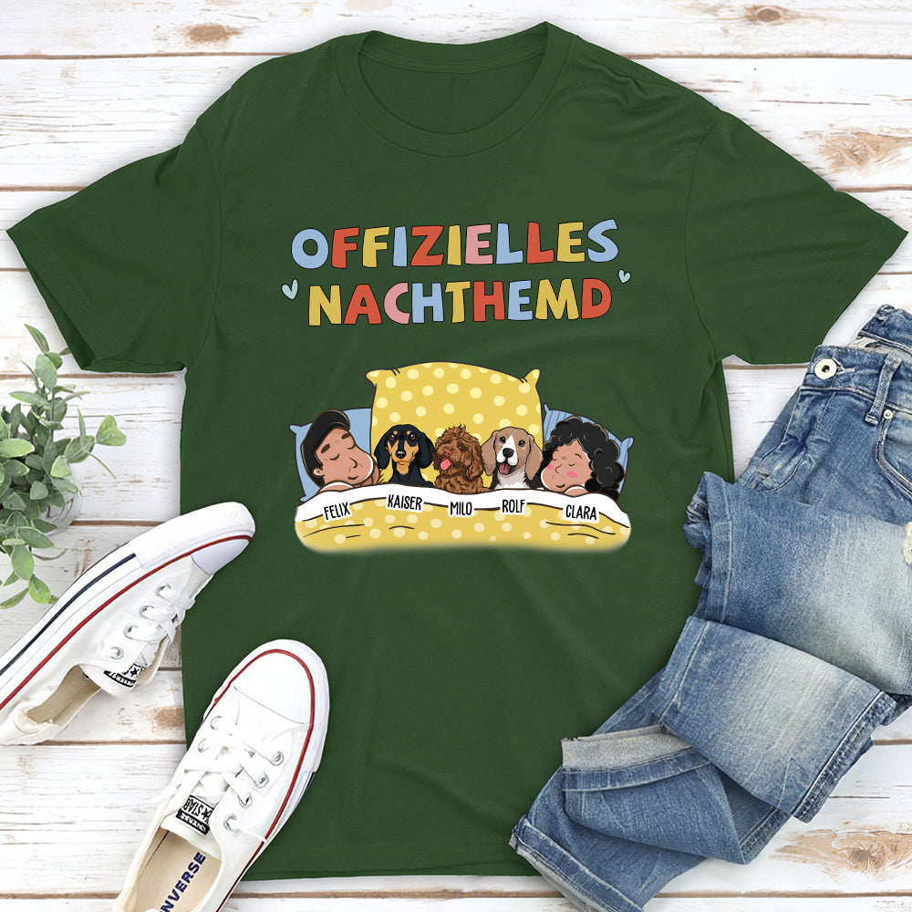 Offizielles Nachthemd Für Paare 2 - Personalisiertes Unisex T-shirt
