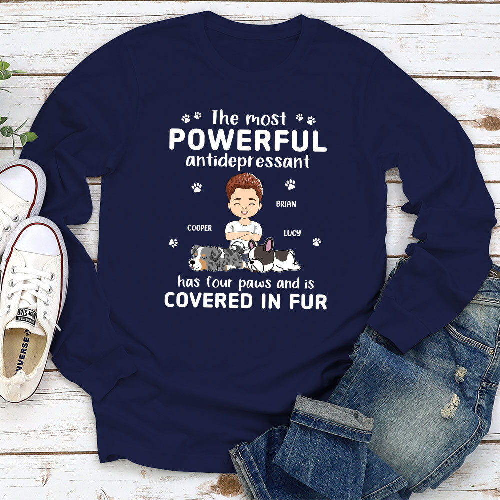 Powerful Antidepressant - Personalized Custom Long Sleeve T-shirt