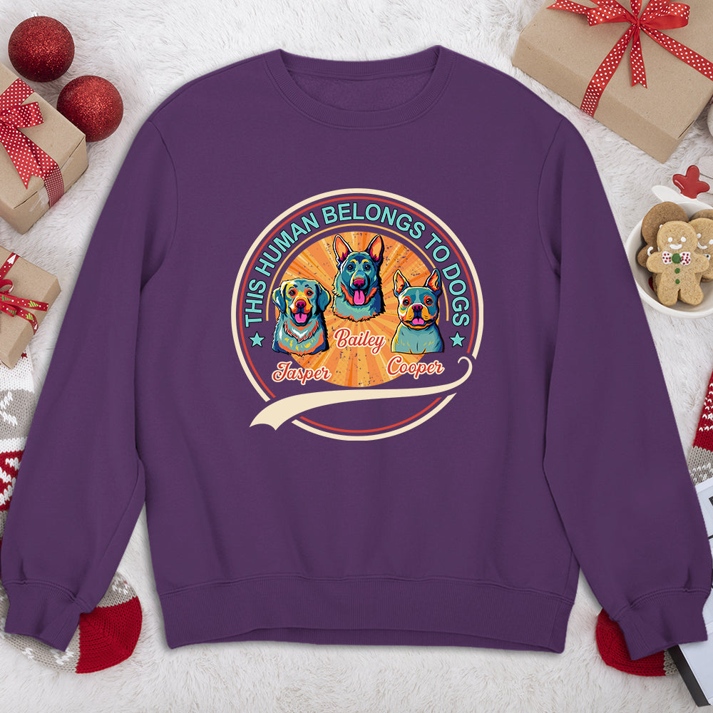 Human Belongs Popart - Personalized Custom Sweatshirt