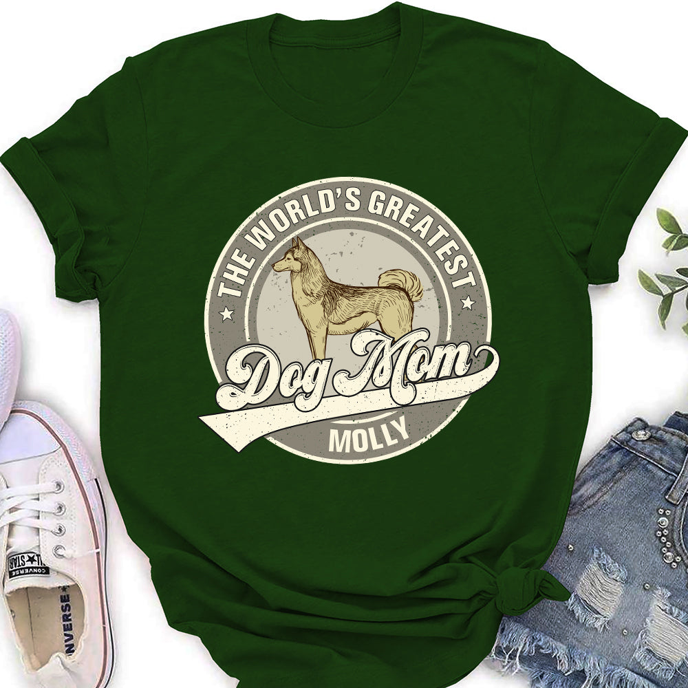 The Greatest Dad - Personalized Custom Women's T-shirt